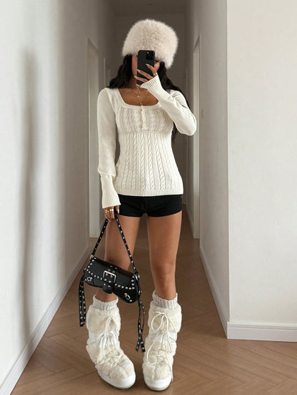 Oonya | Colorblock Scoop-Neck Sweater