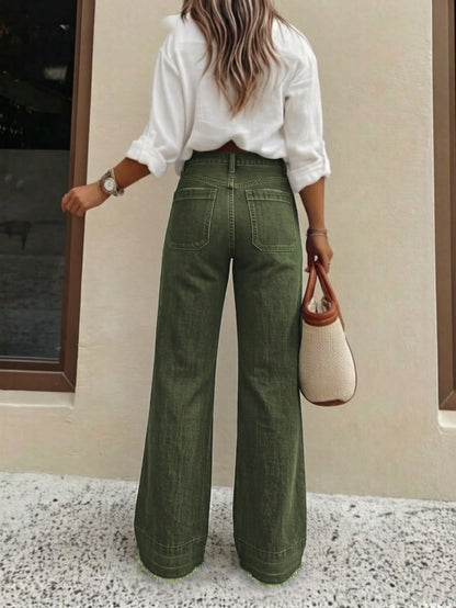 Mara | Casual Wide-Leg Denim Jeans