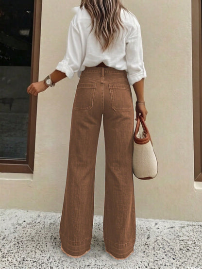 Mara | Casual Wide-Leg Denim Jeans