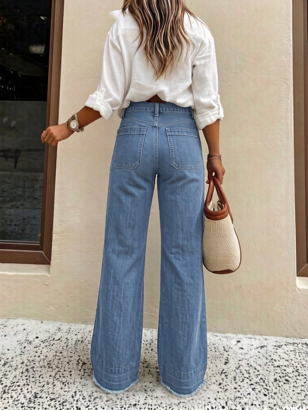 Mara | Casual Wide-Leg Denim Jeans
