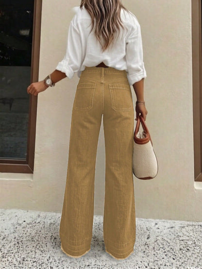 Mara | Casual Wide-Leg Denim Jeans