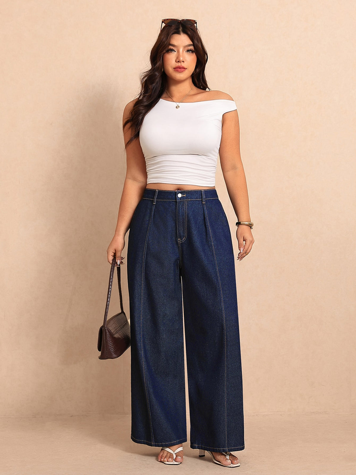 Amiel | Baggy Straight-Leg Denim Jeans