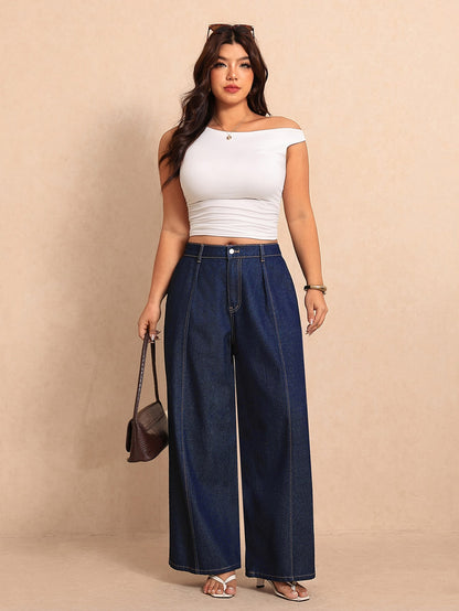 Amiel | Baggy Straight-Leg Denim Jeans
