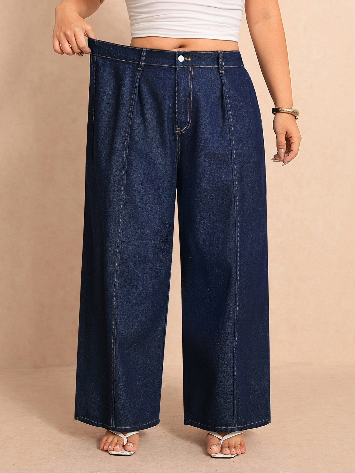 Amiel | Baggy Straight-Leg Denim Jeans