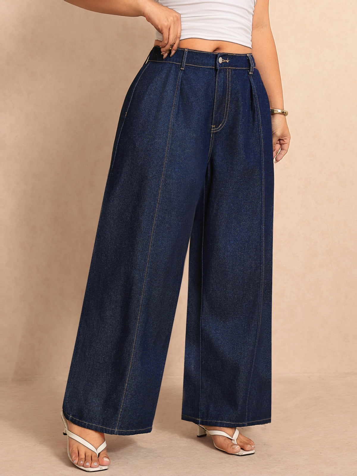 Amiel | Baggy Straight-Leg Denim Jeans