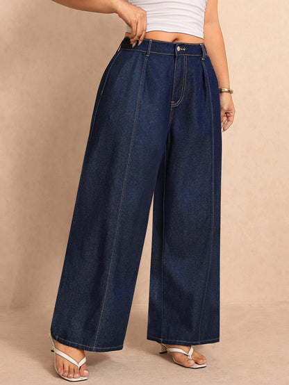 Amiel | Baggy Straight-Leg Denim Jeans