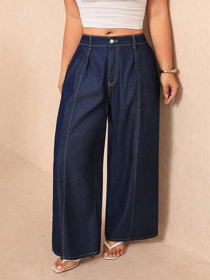 Amiel | Baggy Straight-Leg Denim Jeans