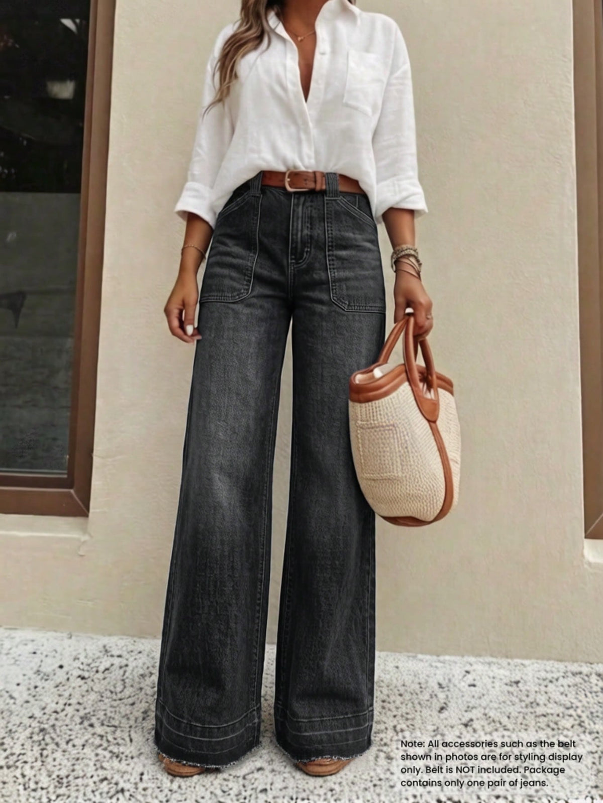 Mara | Casual Wide-Leg Denim Jeans