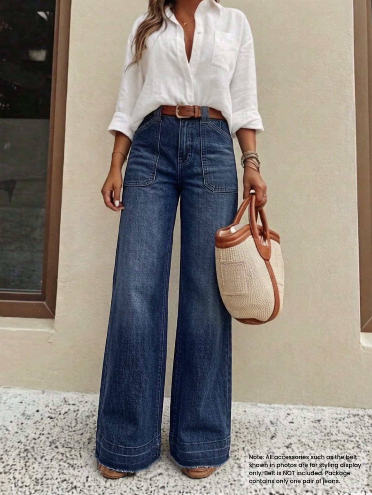Mara | Casual Wide-Leg Denim Jeans