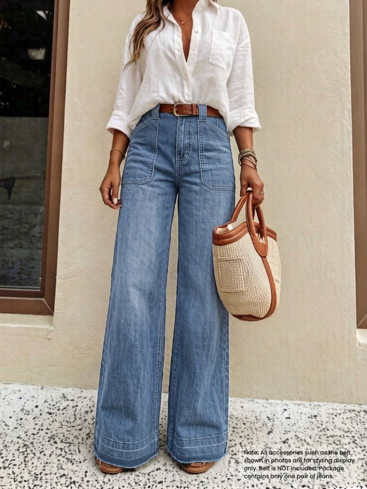 Mara | Casual Wide-Leg Denim Jeans