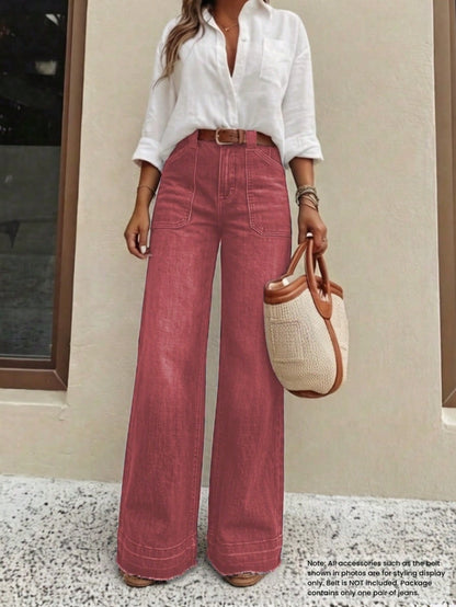 Mara | Casual Wide-Leg Denim Jeans