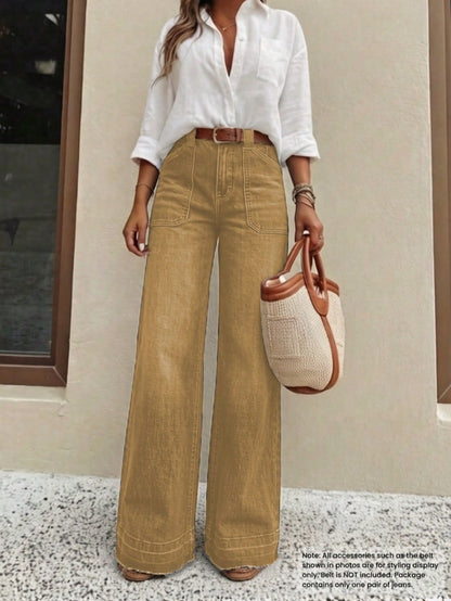 Mara | Casual Wide-Leg Denim Jeans