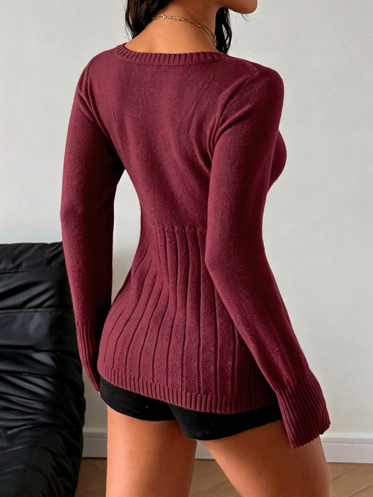 Oonya | Colorblock Scoop-Neck Sweater
