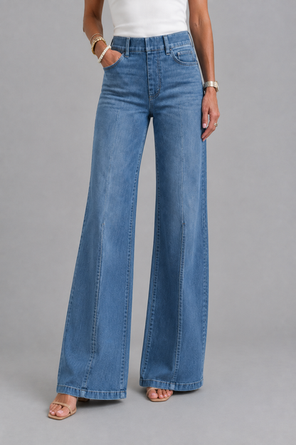 Bris | Wide Leg High Rise Jeans