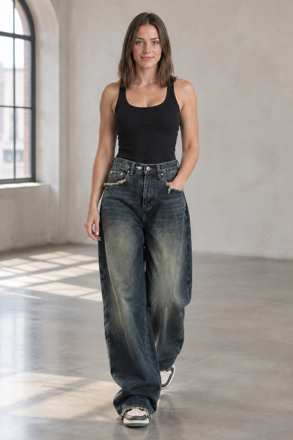 Lenis | Baggy Boyfriend Vintage Jeans