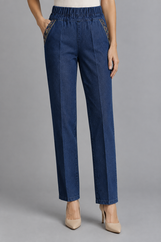 Ionia | Straight Leg Stretch Jeans