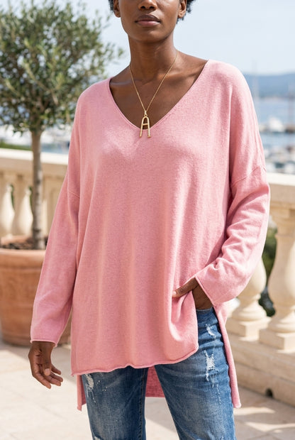 Kiris | Relaxed V-Neck Pullover