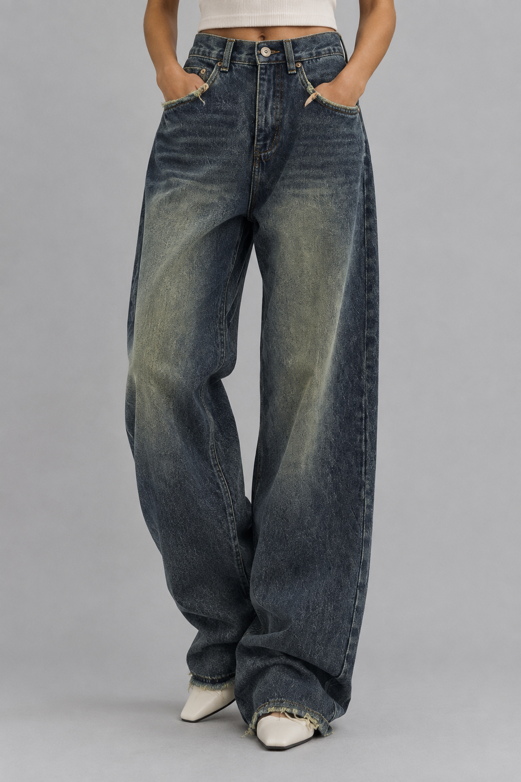 Lenis | Baggy Boyfriend Vintage Jeans