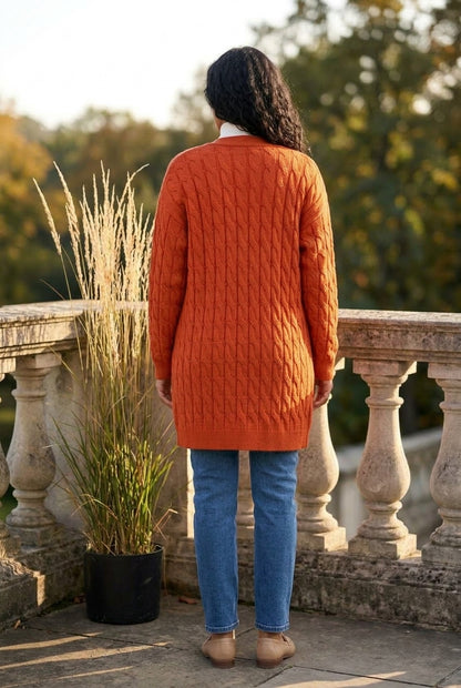 Bella | Cable Knit Cardigan