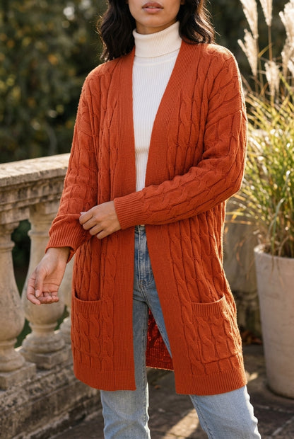 Bella | Cable Knit Cardigan
