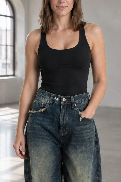 Lenis | Baggy Boyfriend Vintage Jeans