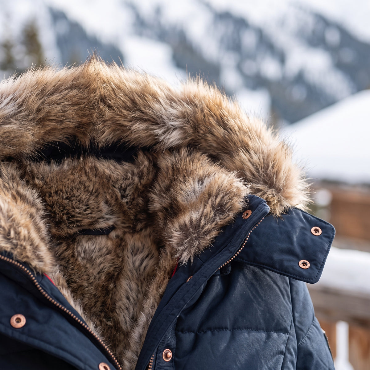 Zurya | Hooded Quilted Puffer Jacket