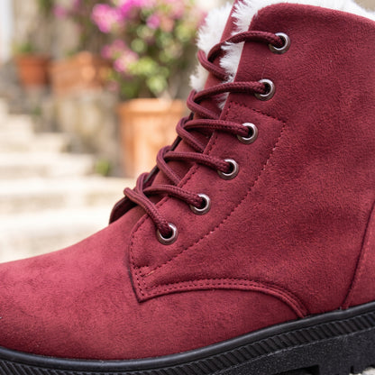 Ilkara | Cosy Lace-Up Ankle Boots