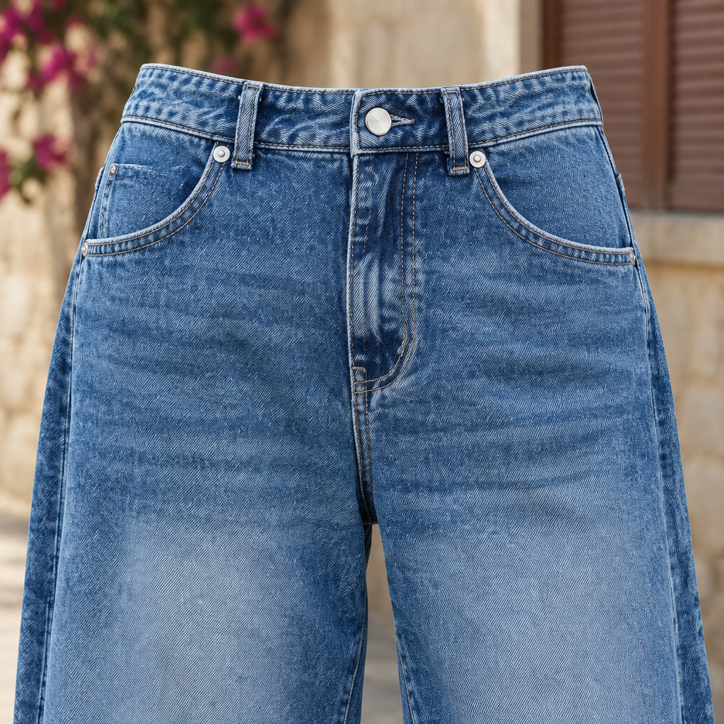 Amina | Mid-Rise Cropped Flare Jeans