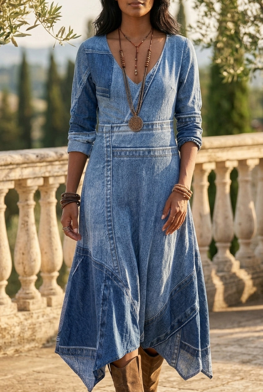 Lyrea | Vintage-Inspired Long-Sleeve Dress